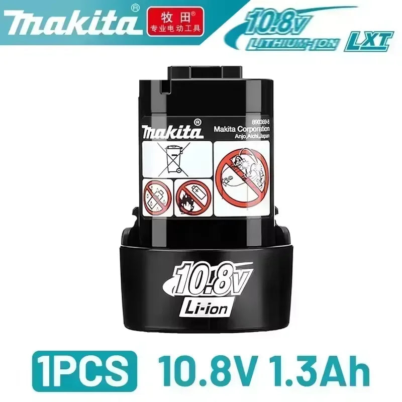 Makita 10.8V Original Battery BL1013 BL1020 BL1030 DF030D Makita 10.8V/12V Charger Replacement Tool 10.8V Makita Battery