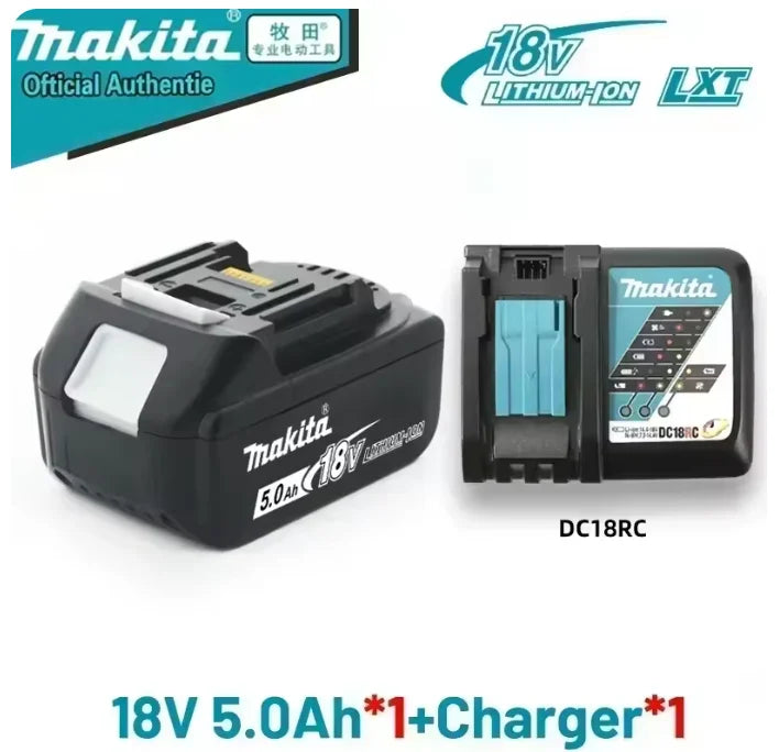 original Makita 18V battery 6.0AH 3.0AH rechargeable battery Makita 18V charger BL1860B BL1830B power tool battery
