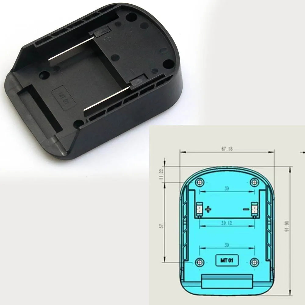 1PC DIY Adapter Converter Base Charging Head Shell For Makit