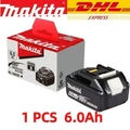 Genuine 6AH makita BL1860 18V Battery Power Tools Li-ion Replacement LXT BL1850 BL1840 for 18V Screwdriver with BMS 18V