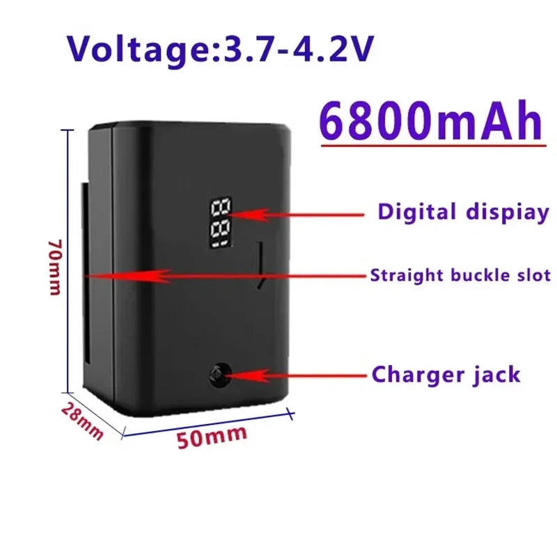 3.7V 6800mah 100% New Chargeable High Power Battery for 360 