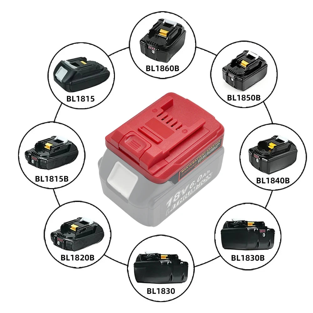 Power Tool Adapter Converter Battery Adapter for Makita 18V 