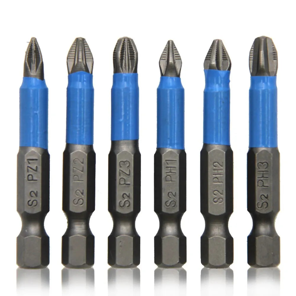 6pc Hexagonal Handle Anti Skid Electric Screwdriver Woodwork
