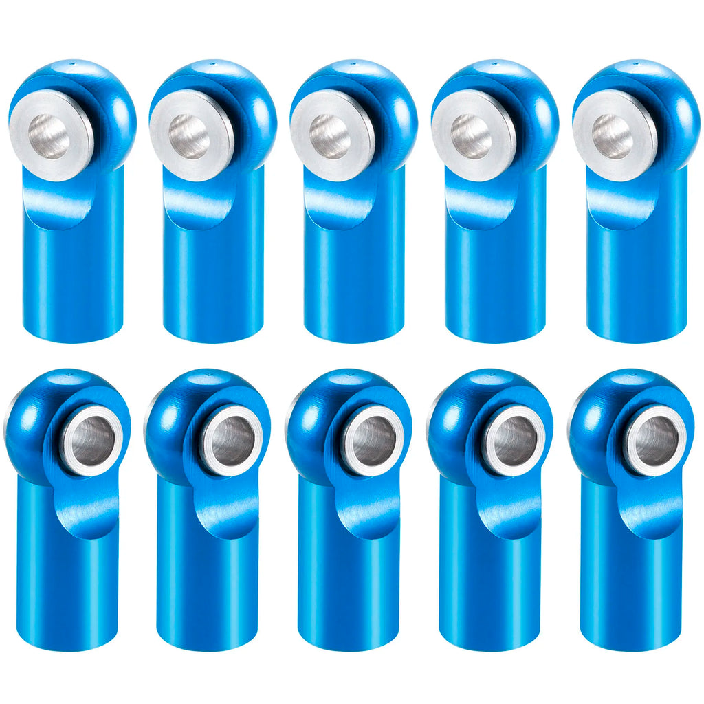 AXSPEED 10Pcs Aluminum Alloy M2 M2.5 Rod End Ball Head Joints Holder Tie Right-Hand Screw for RC Model Car Boat Airplane Trucks