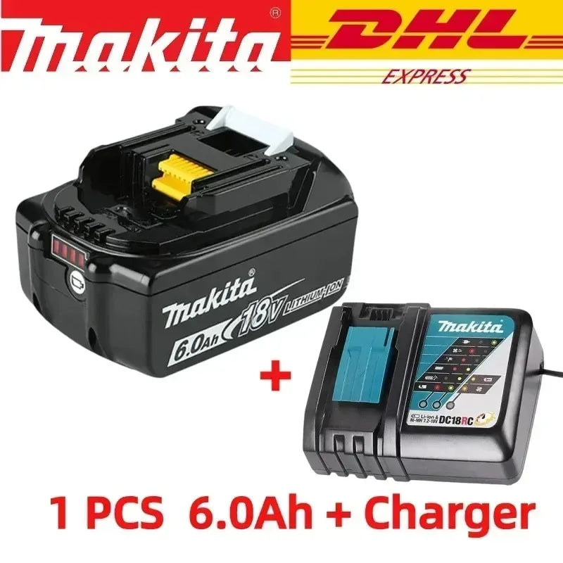 100% Original Makita Battery 18V 6000mAh BL1860B Rechargeable Battery Replace BL1850B BL1830B LXT400 For Makita 18V Power Tools