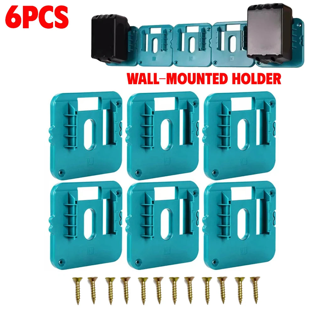 6-Slot Battery Carrying Holder for Makita 18V battery Batter