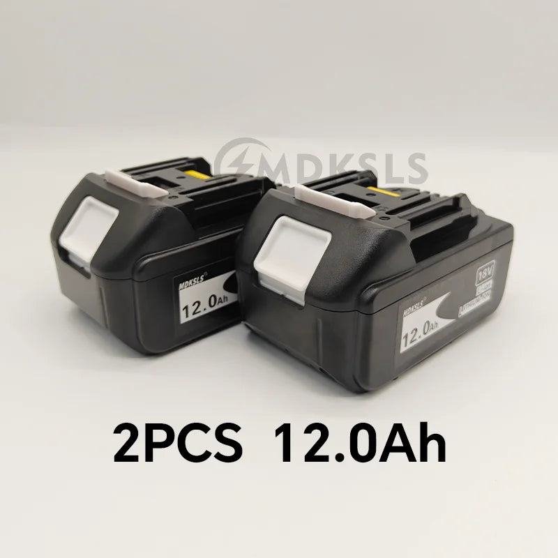 2026 NEW for Makita 18V 6/12Ah Rechargeable Power Tools Battery with LED Li-ion Replacement LXT BL1860B BL1860 BL1850+3A Charger