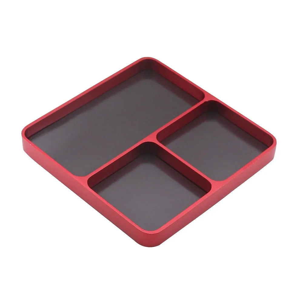 Magnetic 3-grid Parts Storage And Maintenance Tool Tray 98x9