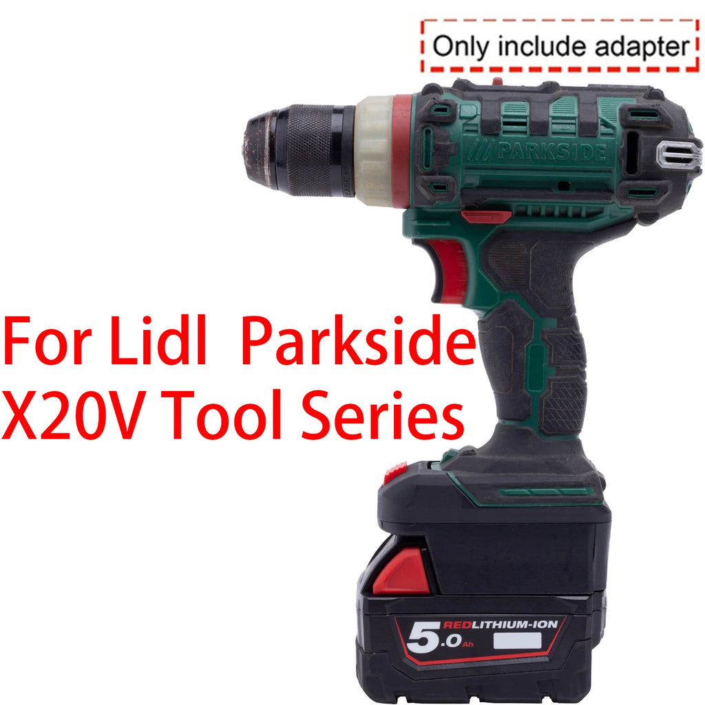 Battery Adapter/Converter for Lidl Parkside X20V Li-ion Tool