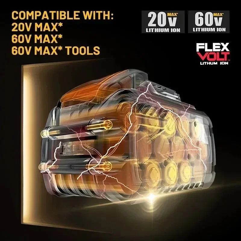 Original Dewalt 20V 6000mAh Power Tool Battery DCB206 DCB205