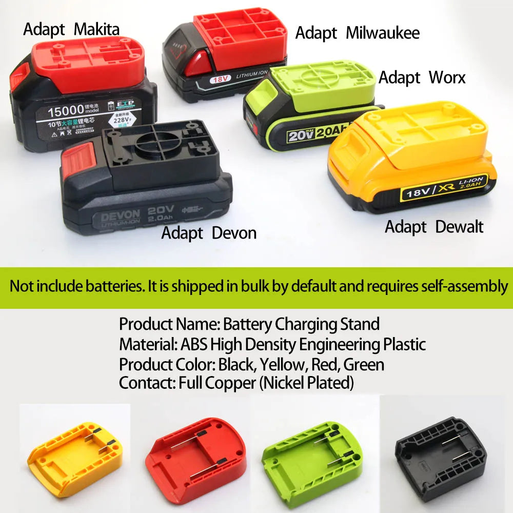 1PC DIY Adapter Converter Base Charging Head Shell For Makit