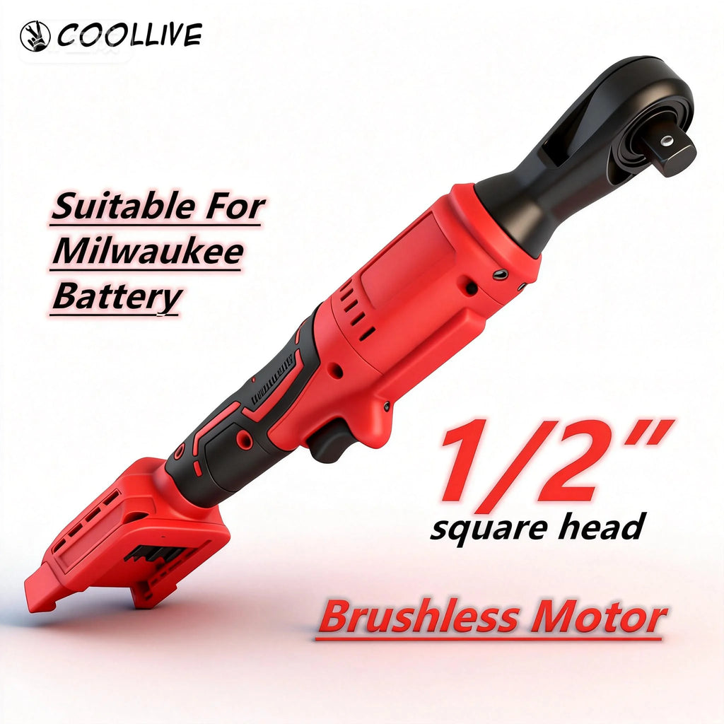 Suitable Milwaukee 18V Battery 1/2 Electric Ratchet Wrench B