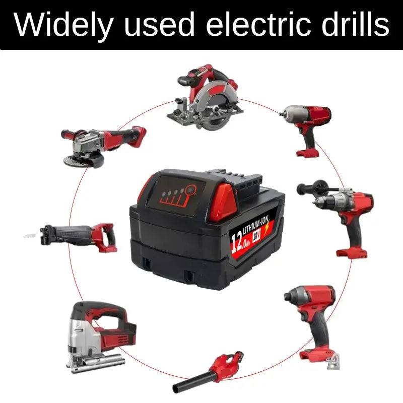 For Milwaukee M18 Power Tool Battery Charger BR XC 18V 6000m