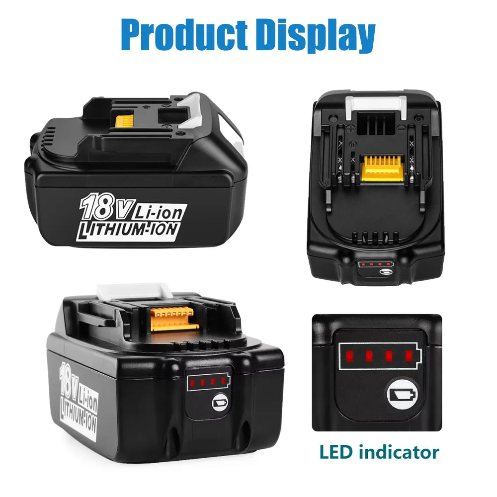 18V 4.0Ah Battery for Makita Rechargeable 18650 Lithium Ion 