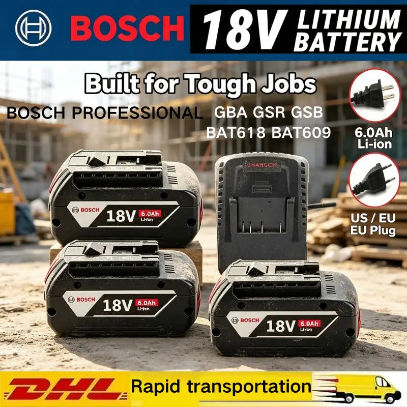 NEW Bosch Professional Lithium Battery 18V 6.0AH Bosch BAT60