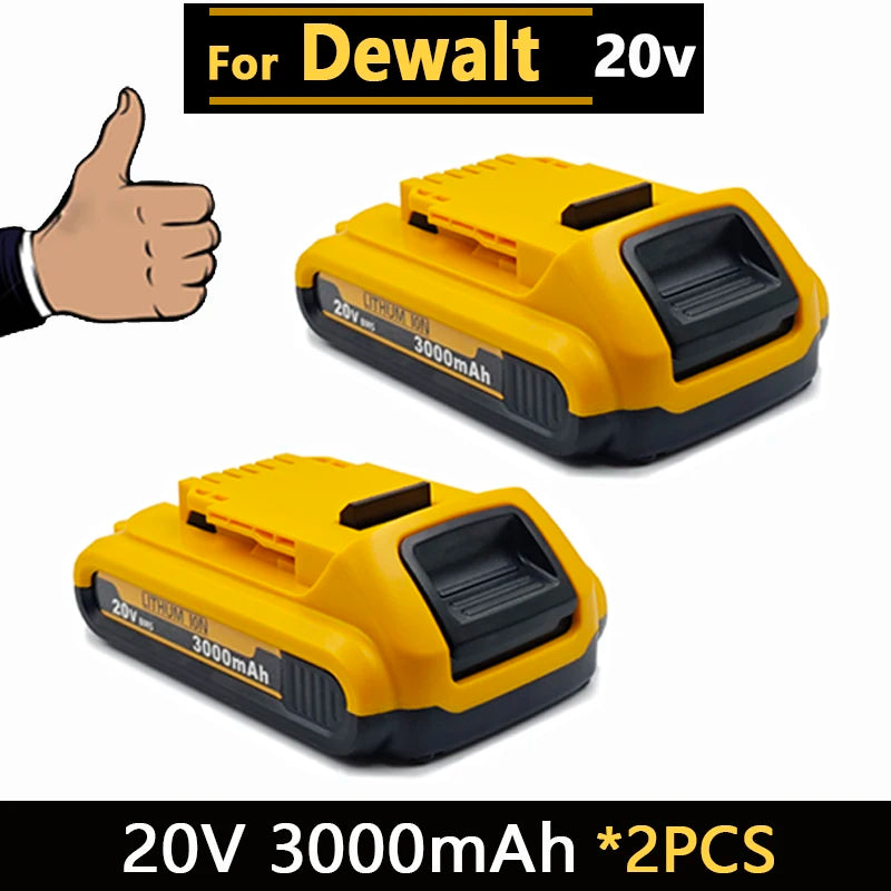 New High-Power for DEWALT 20V/60V Battery DCB200 DCB205 DCB206 Power Tool 18V Battery 3AH 8AH 12AH 18AH Batteries DCD805