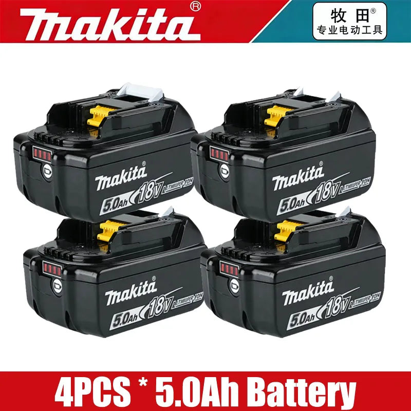 6Ah 100% Original Makita 18V Battery BL1860B Rechargeable Lithium-Ion Battery for Makita 18V Power Tools Replace the Battery.