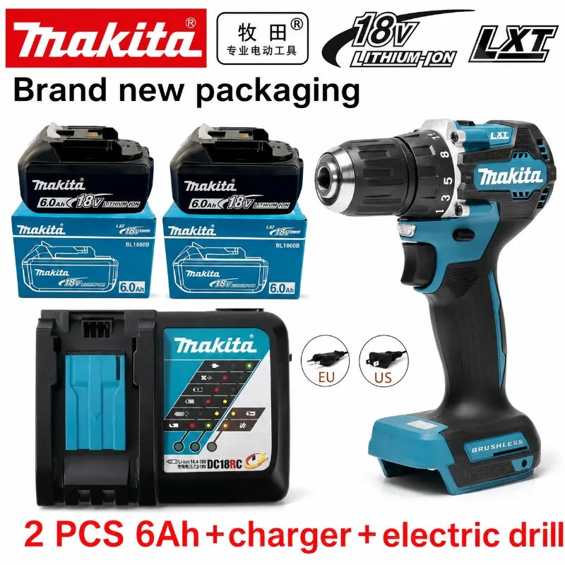 Makita 18V Battery 6Ah Replacement for BL1860B BL1850B BL184