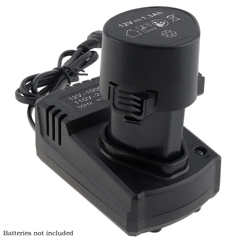 1PC 12V Universal Electric Drill Charger DC US/EU Li-Ion Rec