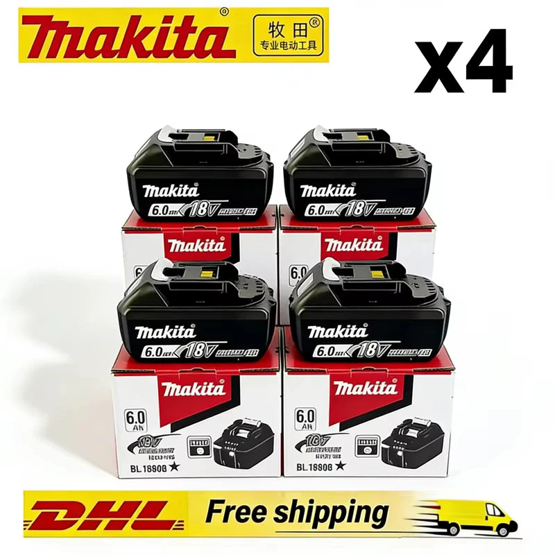18V Makita Genuine Battery LED Display Rechargeable Tool Bat