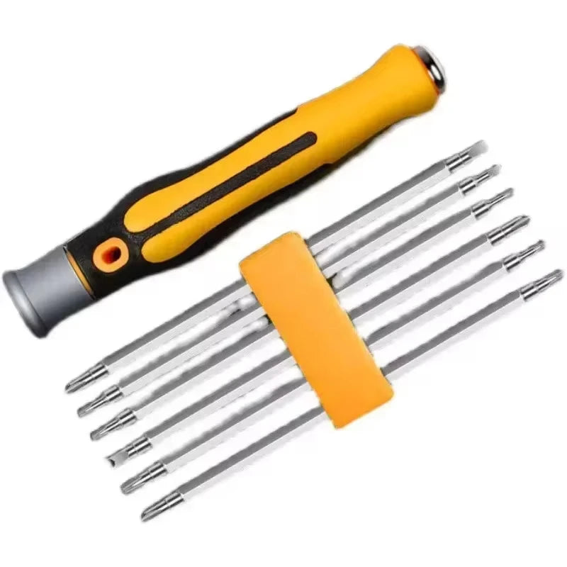 12 In 1 Screwdriver Set Magnetic Bit Cross Flat Shaped Screw