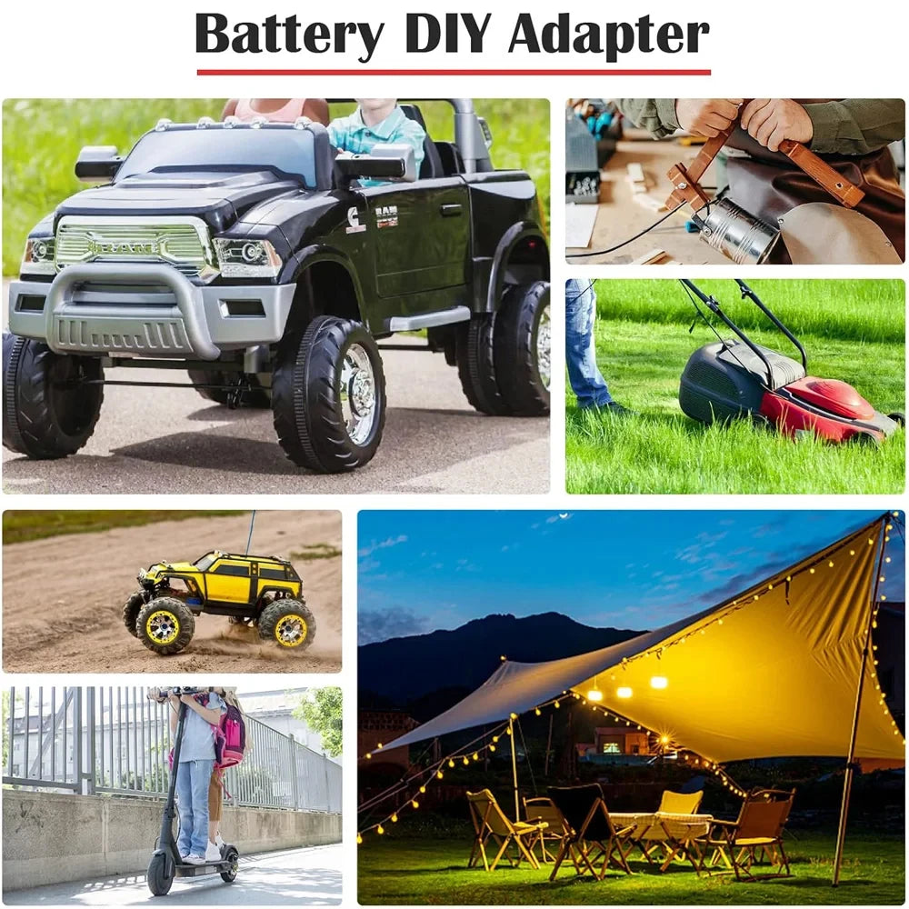 For Makita MT 18V Li-ion Battery Adapter DIY Battery Cable C