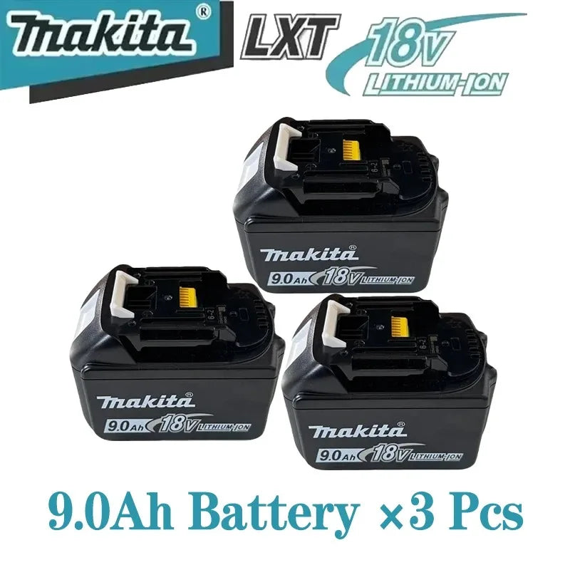 100% Genuine Makita 18V Battery 5Ah 6Ah 9Ah Replacement for BL1860B BL1850B BL1840 BL1830 BL1815 Power Tool Battery