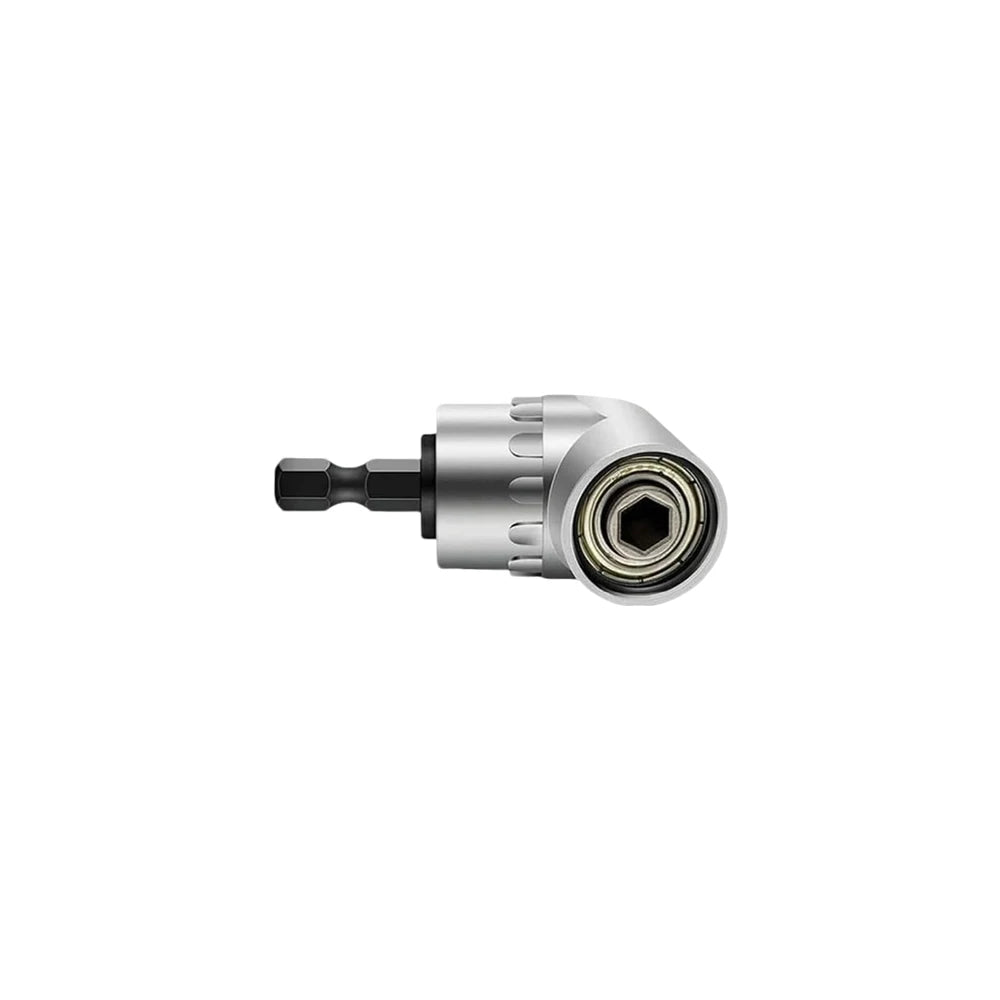 iLMH 105 Right Angle Drill Adapter 1/4 Hex Magnetic Bit Holder Tight Space Screwdriver Attachment Hand Drill Repair Tools