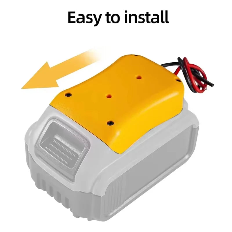 For Dewalt 18V/20V Max Battery Adapters Dock Power DIY Batte