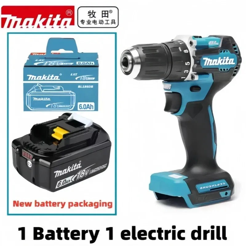 100% Original Makita Battery 6.0Ah Rechargeable Battery 18V Replacing Makita BL1830B L1840B L1850B L1860B Power Tool Battery