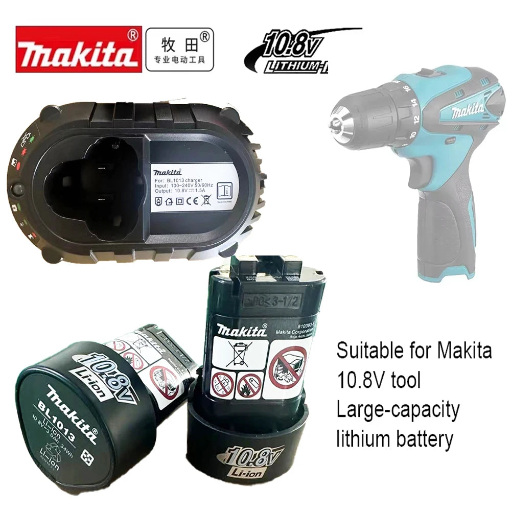 2026 Makita 10.8V Battery 3.0Ah/2.0Ah Compatible with Makita