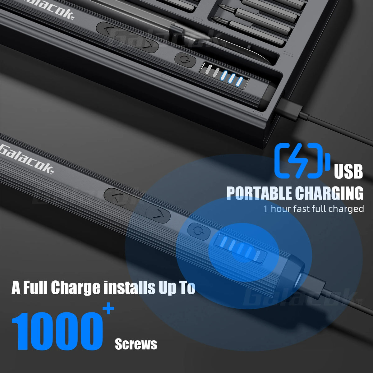 68/76 in 1 Electric Screwdriver Set with 64 Precision Magnet