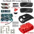 Power Tool BAT618 Lithium Battery Plastic Case BOX Charging Protection Circuit Board PCBA for Bosch 18V Battery Shell Housings