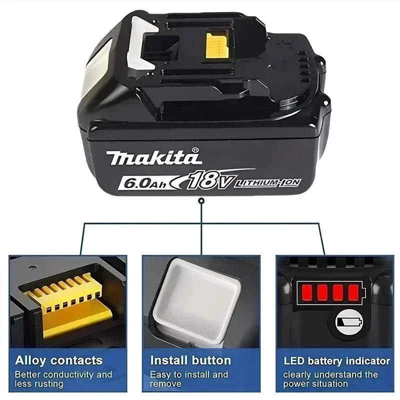 Original makita 18v battery Rechargeable Power Tool makita 1