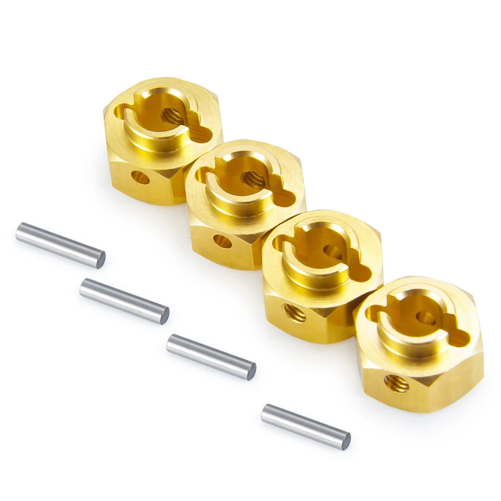 YEAHRUN 4PCS 12mm Hex Wheel Hub Drive Adapter 5/6/8/9/10/12m