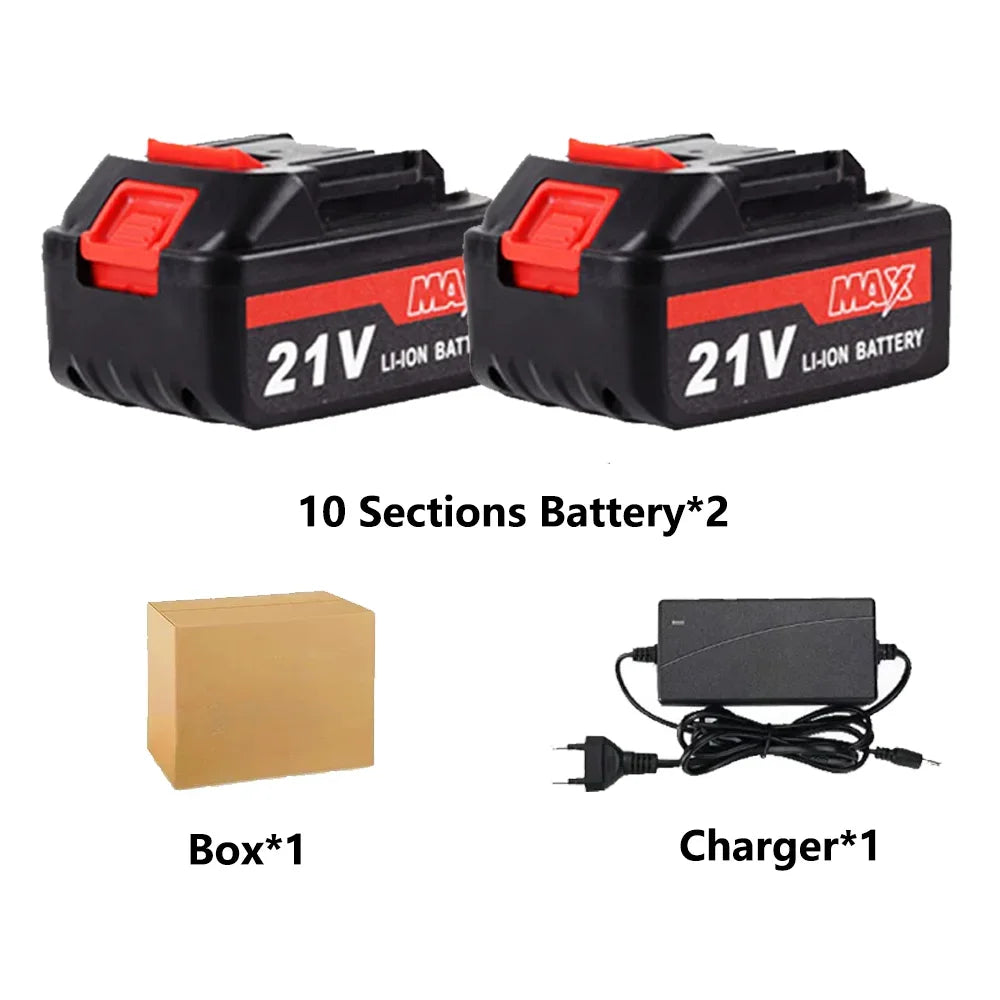 18V 20V 21V High-Power Rechargeable Lithium Ion Battery with Charger for Makita BL1830 BL1840 BL1850 Power Tool Battery