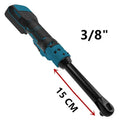 Electric Ratchet Wrench Upgraded Extended Head Removal Screw Nut 220N.m 3/8 Cordless Driver Power Tools for Makita 18V Battery