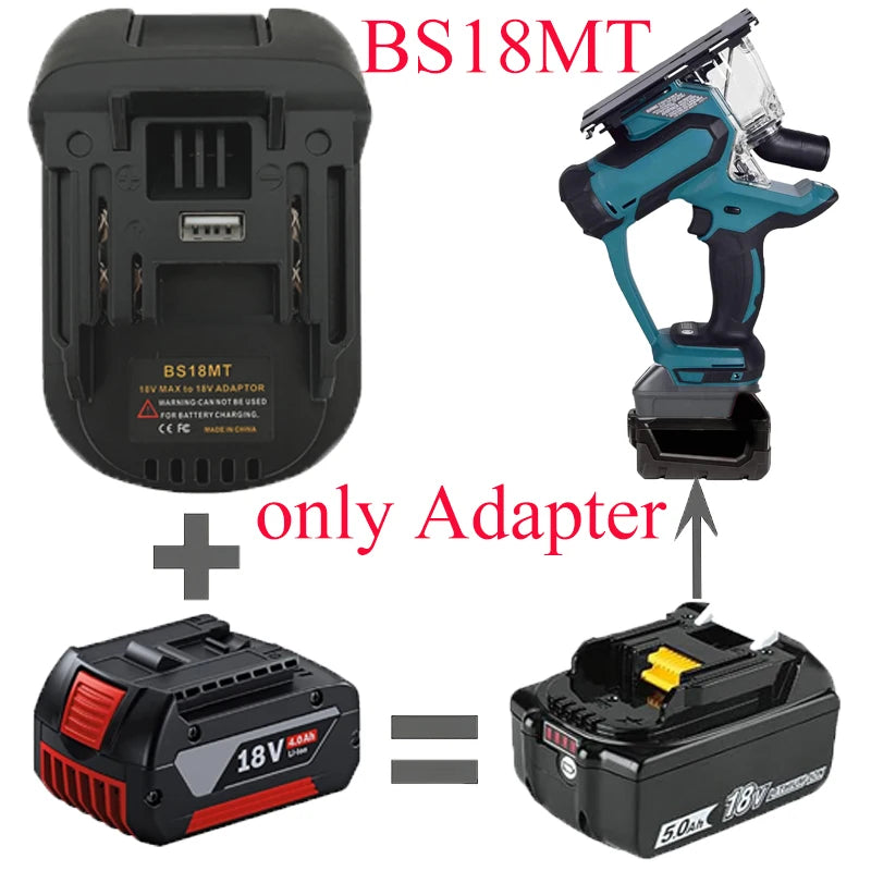 BS18MT Battery Adapter for Bosch 18V Li-Ion Batteries Conver