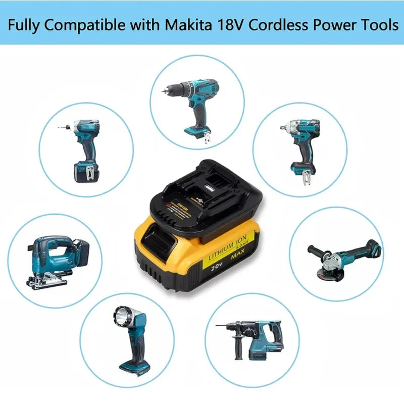 Electric Power Tool Adapter Converter DM18M Battery Adapter 