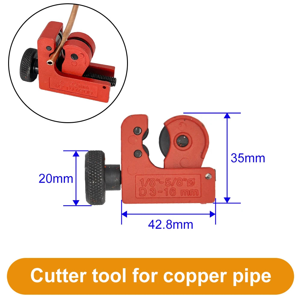 3mm/4mm Hose Hydraulic Copper Tube Welding M3/M5 Connector Bender Tool for RC Excavator Hydraulic Model Parts