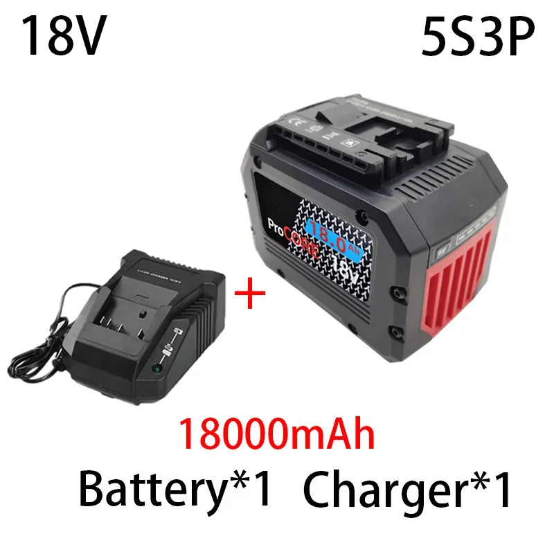 NEW 18V 18Ah/21Ah ProCORE Rechargeable Battery for Bosch Cordless Tools BAT618 GBA18V80 21700 High Power 5C Power Battery
