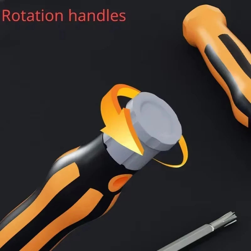 12 In 1 Screwdriver Set Magnetic Bit Cross Flat Shaped Screw