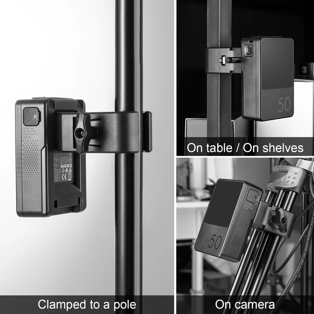FOMITO V-Lock Battery Plate Quick Release V-Mount Battery Mo