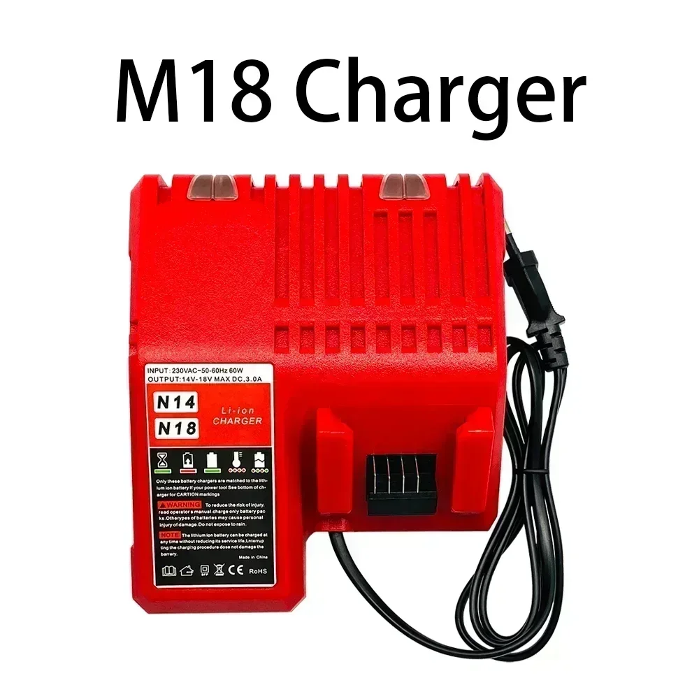 18V For Milwaukee M18 Power Tool Battery Charger BR XC 18V 1