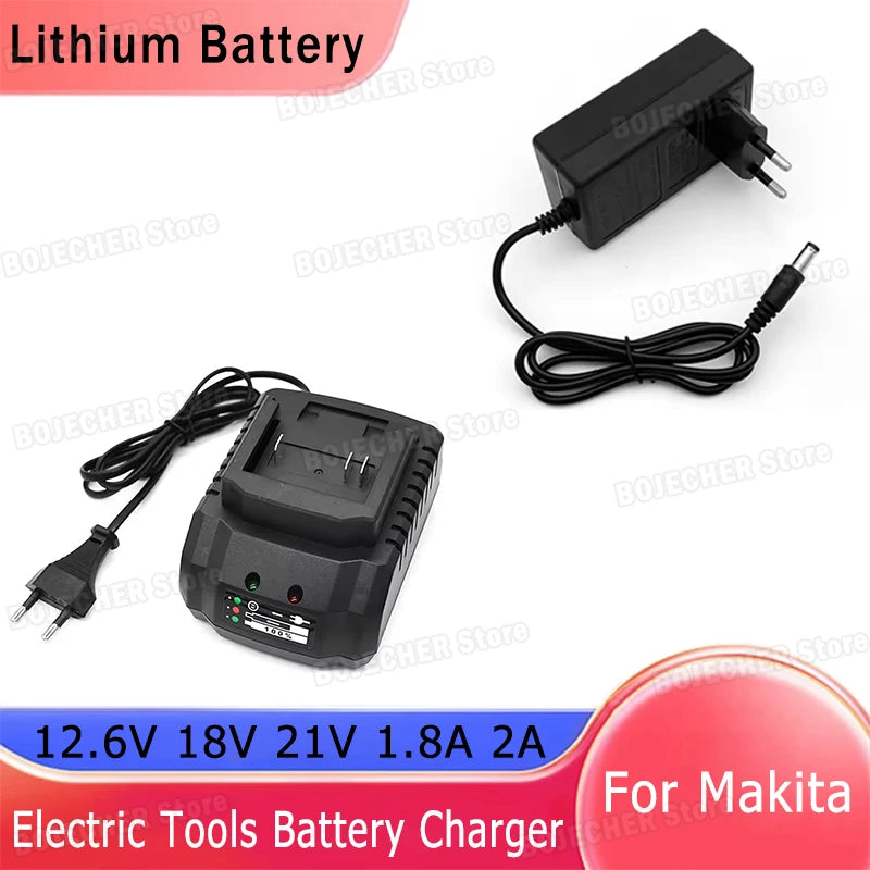 DC 12.6V 18V 21V 1.8A 2A Lithium Battery Charger For Makita 