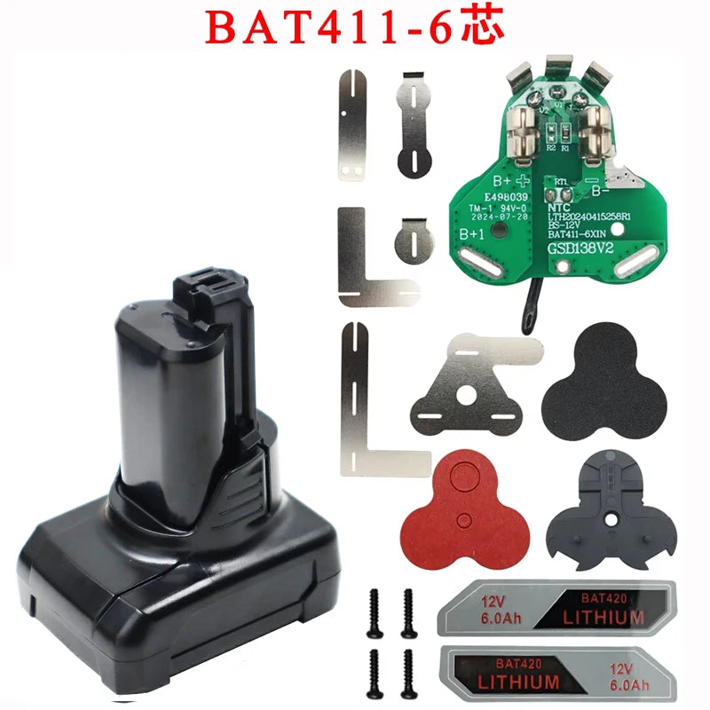 Power Tools Accessories BAT420 Li-ion Battery Case PCBA Circ