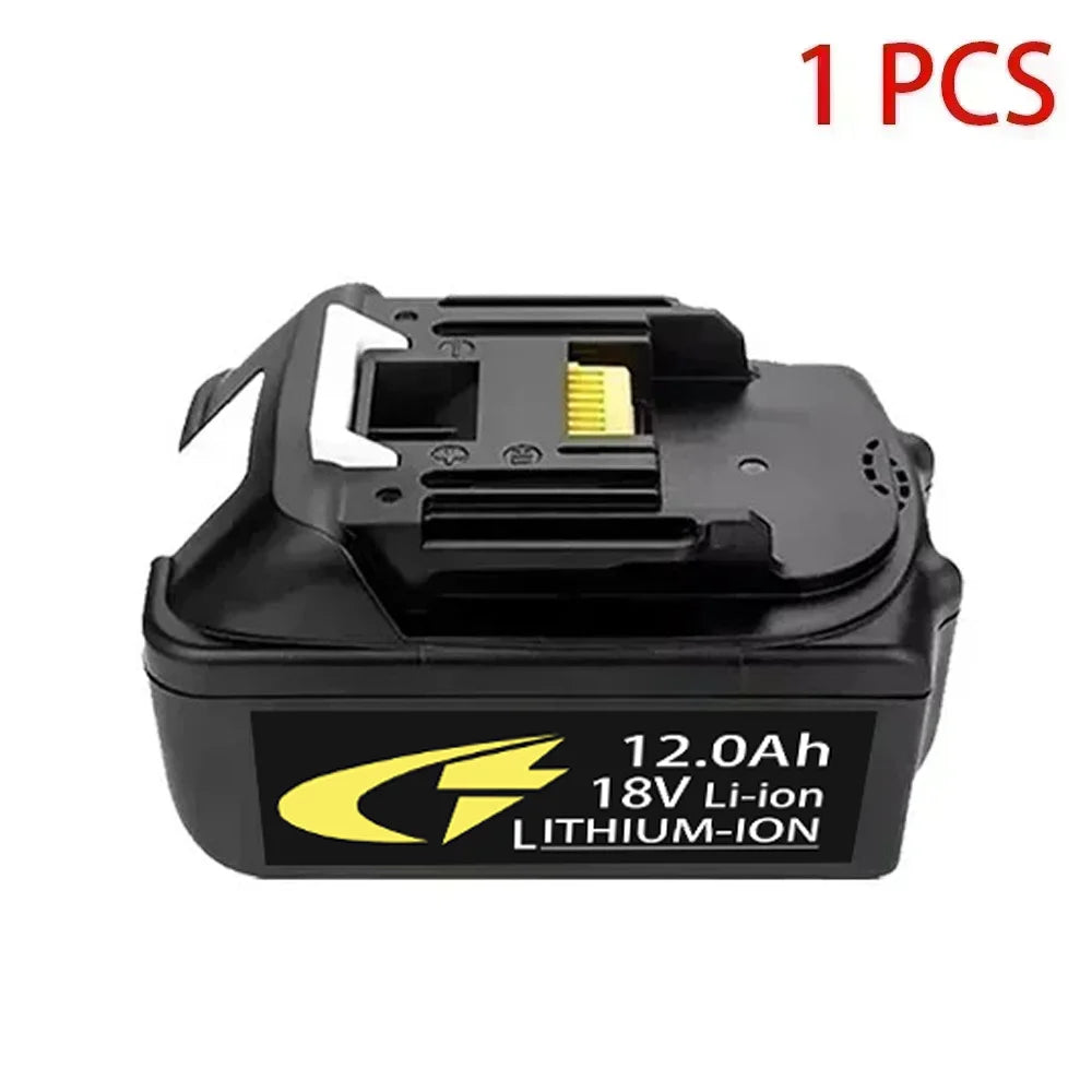 18V 12Ah Replacement Battery for Makita BL1860 BL1850 BL1840 BL1830 Cordless Power Tools Rechargeable Li-ion Battery Pack