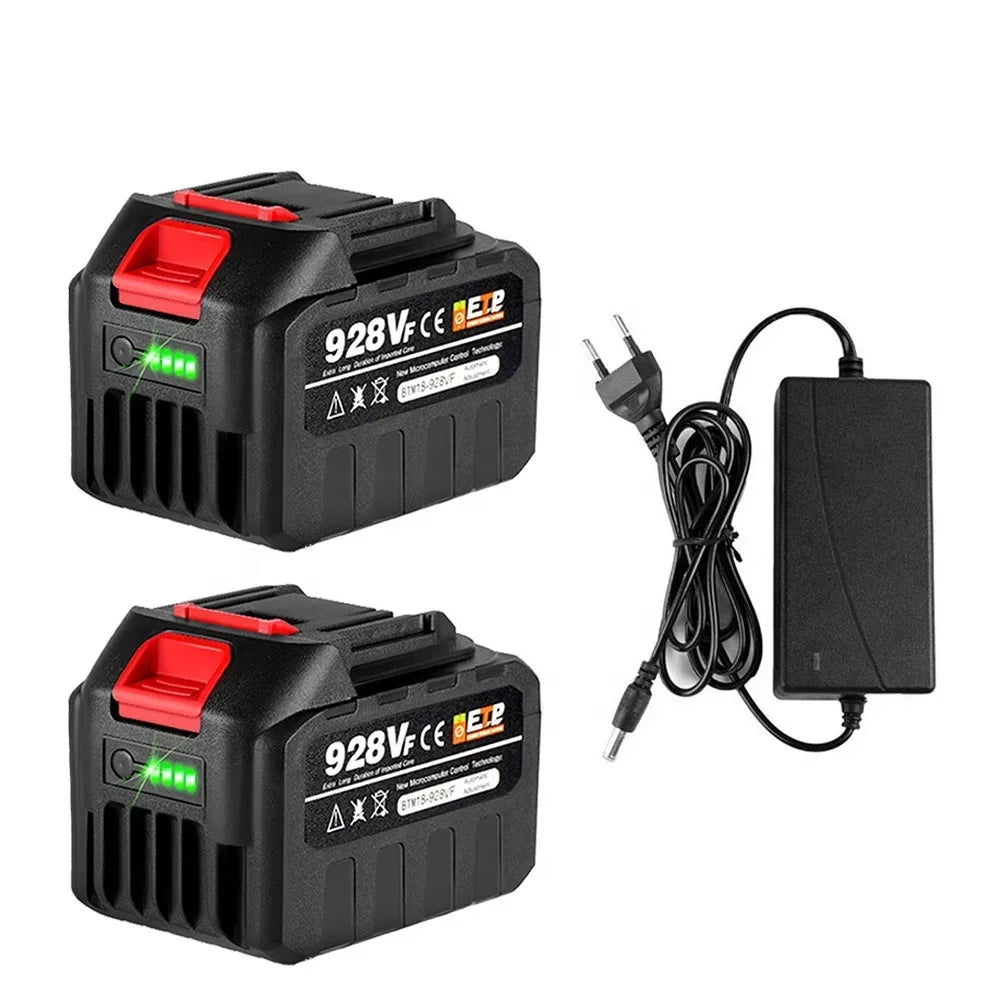 928VF 18V 22500mAh Large Capacity Rechargeable Lithium Ion B