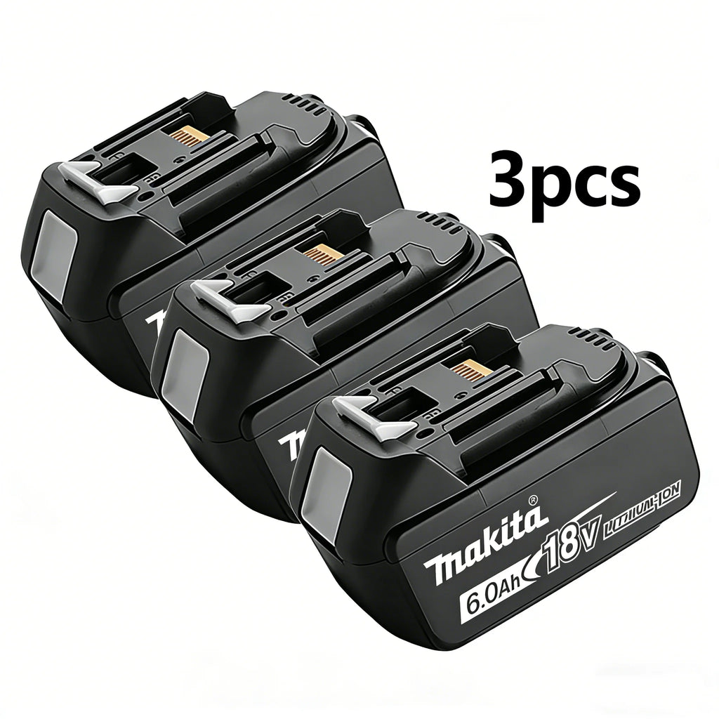 Original Makita 18V 6.0Ah Li-ion Battery BL1860B LXT Lithium Ion Replacement Power Tool Battery.