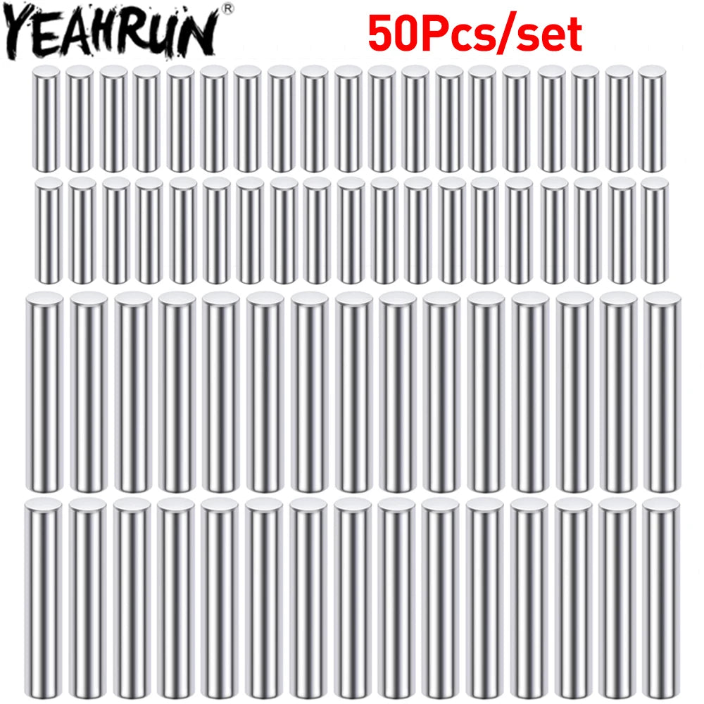 YEAHRUN 50Pcs Adapter Pins Axle Cross Pins 1.5 5mm 1.5 10mm 